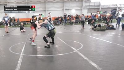 100 lbs Round 3 (4 Team) - Kamdyn Smith, Firebird Elite vs Charlie Jones, Meridian Maniacs