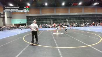 165 lbs Cons. Round 5 - Justus SpillnerJr., Del Oro vs Brody Preisendorf, Redwood -Visalia