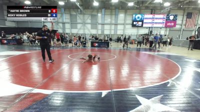 10U Girls - 45-49 Champ. Round 3 - Hattie Brown, ID vs Roxy Robles, CO