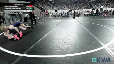 70 lbs Quarterfinal - Lincoln Sanders, Team Tulsa Wrestling Club vs Connor Armendariz, Shelton Wrestling Academy