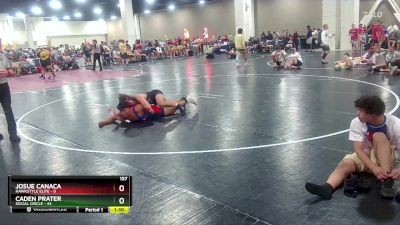 157 lbs Round 4 (10 Team) - Caden Prater, Social Circle vs Josue Canaca, Hawkstyle Elite