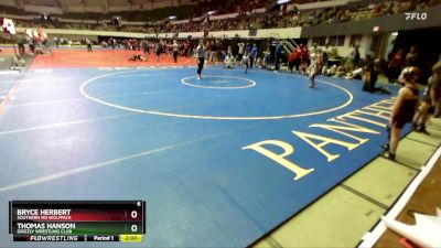 National K-2 60 Round 2 - Bryce Herbert, Southern MD Wolfpack vs Thomas Hanson, Grizzly Wrestling Club