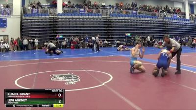 150 lbs Cons. Round 3 - Khalel Grant, Springfield (Holland) vs Levi Ankney, AYERSVILLE