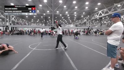 110 lbs Round 2 (6 Team) - Fallon Dames, POWA vs Victoria Sifuentes, Miami Hawks