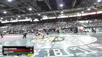 182 lbs Cons. Round 5 - Ares Swain, Newport vs Seth Jacobson, Shelley