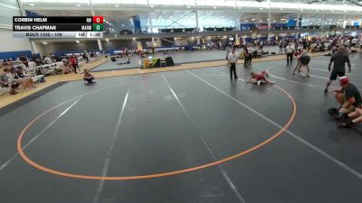 106 lbs Cons. Round 4 - Travis Chapman, Unattached vs Corbin Helm, Hernando Wrestling Club