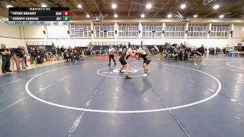 285 lbs Consi Of 8 #2 - Peter Brandt, New Canaan vs Joseph Vargas, Shelton