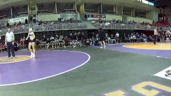 140 lbs Round 2 (3 Team) - Sophia Hoeme, Manhattan HS vs Kinzey Long, Norfolk