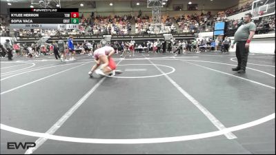 139-146 lbs Rr Rnd 1 - Kylee Herron, Team Conquer Wrestling vs Sofia Vaca, Crutchmer Wrestling