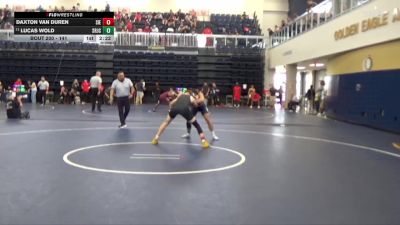 141 lbs Cons. Round 3 - Daxton Van Duren, Sierra College vs Lucas Wold, Santa Rosa Junior College
