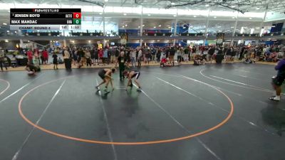 126 lbs Champ. Round 4 - Max Mandac, Unattached vs Jensen Boyd, Unattached
