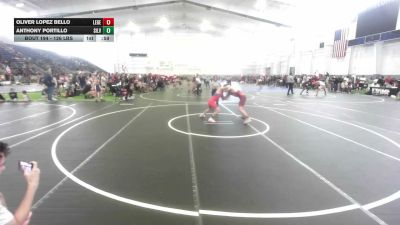 126 lbs Consi Of 16 #2 - Oliver Lopez Bello, Legends Of Gold LV vs Anthony Portillo, Silverback WC