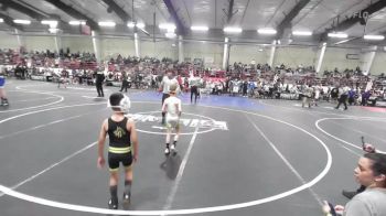 46 lbs Quarterfinal - Lorenzo Perez, Rising Sun WC vs Korban Grant, Athlos Wrestling