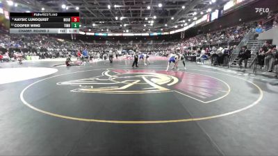 138 lbs Champ. Round 3 - Cooper Wing, Timberline vs Kaysic Lundquist, Mead