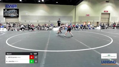 97 lbs Rr Rnd 2 - Lincoln Whitcome, Immortal Athletics WC vs Austin Jacobs, Michigan Premier WC - (B)