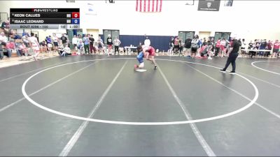 150 lbs Champ. Round 2 - Keon Callies, MN vs Isaac Leonard, MN