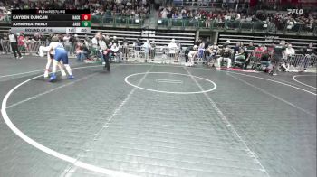 125 lbs Round Of 16 - Cayden Duncan, Hackettstown vs John Heatherly, Saddle Brook