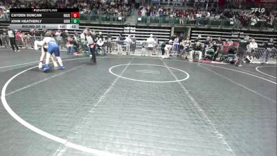 125 lbs Round Of 16 - Cayden Duncan, Hackettstown vs John Heatherly, Saddle Brook