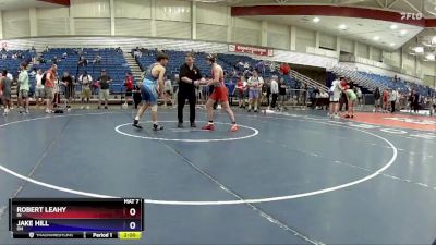 138 lbs Cons. Round 4 - Robert Leahy, IN vs Jake Hill, OH