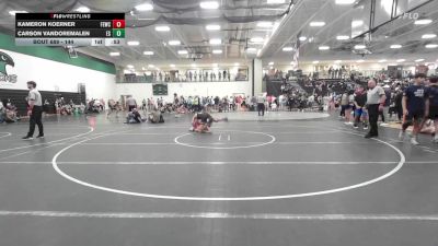 144 lbs Cons. Round 5 - Carson Vandoremalen, Excelsior Springs vs Kameron Koerner, Flat Earth Wrestling Club
