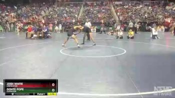 2A 145 lbs Quarterfinal - Josh White, Lincolnton vs Donte Pope, Lexington