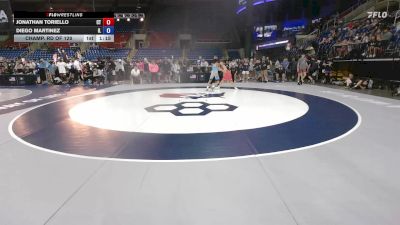 106 lbs Champ. Rd Of 128 - Jonathan Toriello, CT vs Diego Martinez, IL