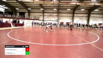 141 lbs Consi Of 16 #1 - Sebastian Armstrong, Rhode Island College vs Donnie Morton, Williams