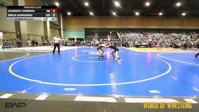 77 lbs Consi Of 8 #2 - Kaidence Cisneroz, Powerhouse Wrestling Club vs Emilia Eannarino, Carson Valley Wildcats