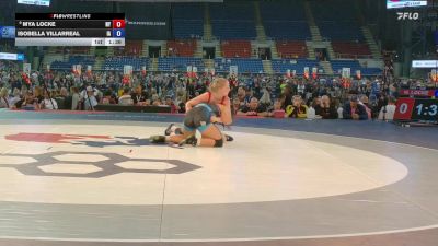 125 lbs Cons. Rd Of 32 - Mya Locke, NY vs Isobella Villarreal, IA