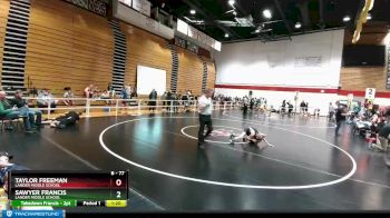 77 lbs 5th Place Match - Sawyer Francis, Lander Middle School vs Taylor Freeman, Lander Middle School