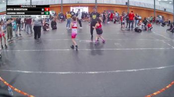 57 lbs Round 2 (4 Team) - Leanna Drook, Team Palmetto Pink vs Arya Robertson, Georgia United