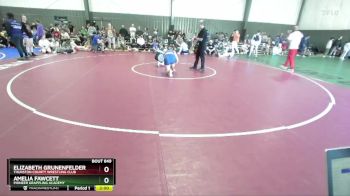 145 lbs Quarterfinal - Elizabeth Grunenfelder, Thurston County Wrestling Club vs Amelia Fawcett, Pioneer Grappling Academy