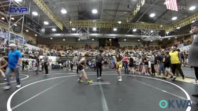 119 lbs Quarterfinal - Elijah Crane, Midwest City Bombers Youth Wrestling Club vs Slayden Hunt, Shelton Wrestling Academy