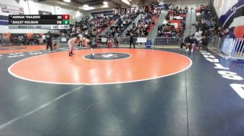 165 lbs Quarterfinal - Bailey Holman, Poway vs Adrian Tinajero, JW North