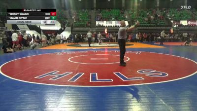 7A 113 lbs Cons. Semi - Brady Walsh, Thompson HS vs Gavin Bittle, Hewitt-Trussville