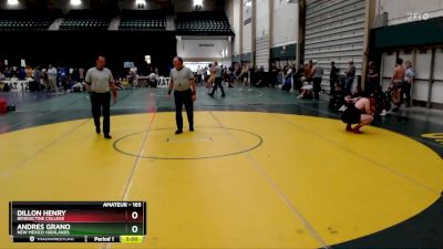 165 lbs Cons. Round 2 - Dillon Henry, Benedictine College vs Andres Grano, New Mexico Highlands