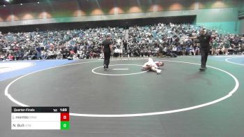 150 lbs Quarterfinal - Jonathan Montes, Grandview vs Noah Bull, Layton