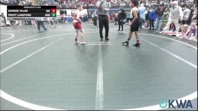 90 lbs Quarterfinal - Johnnie Tiller, CacheWrestlingClub vs Truitt Langford, ARDMORE TAKEDOWN CLUB