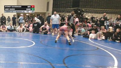100 lbs Rr Rnd 3 - Sydney Daxberger, NewWhale Pink - Girls vs Abby Guzzo, MGW Black Widows - Girls