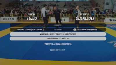 Simon Tuzio vs Alberto Quercioli 2026 UIJJ TRIESTE BJJ CHALLENGE
