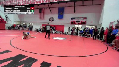 HS 135 lbs Quarterfinal - Dalilah Coyle, Henrietta vs Loyalty Lockett, STILLWATER