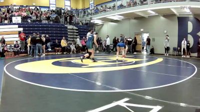 130 lbs. Cons. Round 6 - Maddy Barton, Marquette vs Hayley Newtown, St. Charles