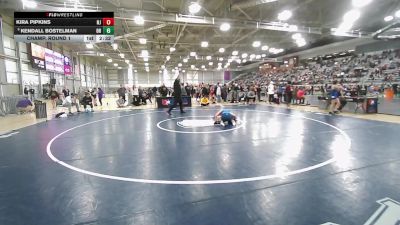 U23 Women - 59 lbs Champ. Round 1 - Kira Pipkins, NJ vs Kendall Bostelman, OH