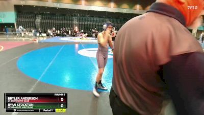 110-120 lbs Round 5 - Ryan Stockton, Nevada Elite Wrestling vs Bryler Anderson, La Grande Mat Club