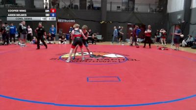 138 lbs Cons. Semis - Cooper Wing, Suples vs Aiden Nelmes, Cowboy Mat Club