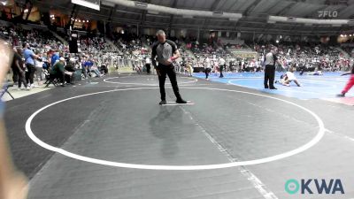 62 lbs Consi Of 4 - Paisleigh Carpenter, Midwest City Bombers vs Kimberly Emmons, Grove Takedown Club