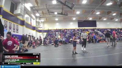 68/73 Round 1 - Lucas Aguilar, Gaston Grizzlies vs Jacek Lepore, Lexington Youth Wrestling