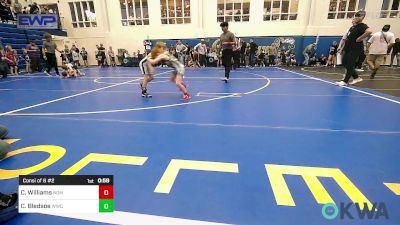 58 lbs Consi Of 8 #2 - Creed Williams, Team Nomad vs Cutter Bledsoe, Woodland Wrestling Club