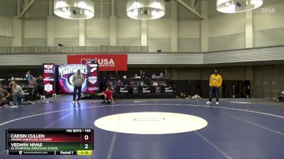 149 lbs Semifinal - Vedwin Nivas, NJ Scorpions Wrestling School vs Carsin Cullen, Askren Wrestling Academy