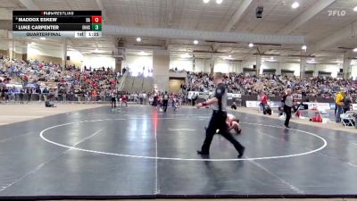 AA 138 lbs Quarterfinal - Luke Carpenter, East Hamilton High School vs Maddox Eskew, Ravenwood High School